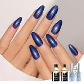 Beetles Christmas Gift Gel Nail Polish Set, Beetles X DIY Nail Brown Glitter Gel Nail Polish with Base&Top Coat for DIY Series Color Trend Set