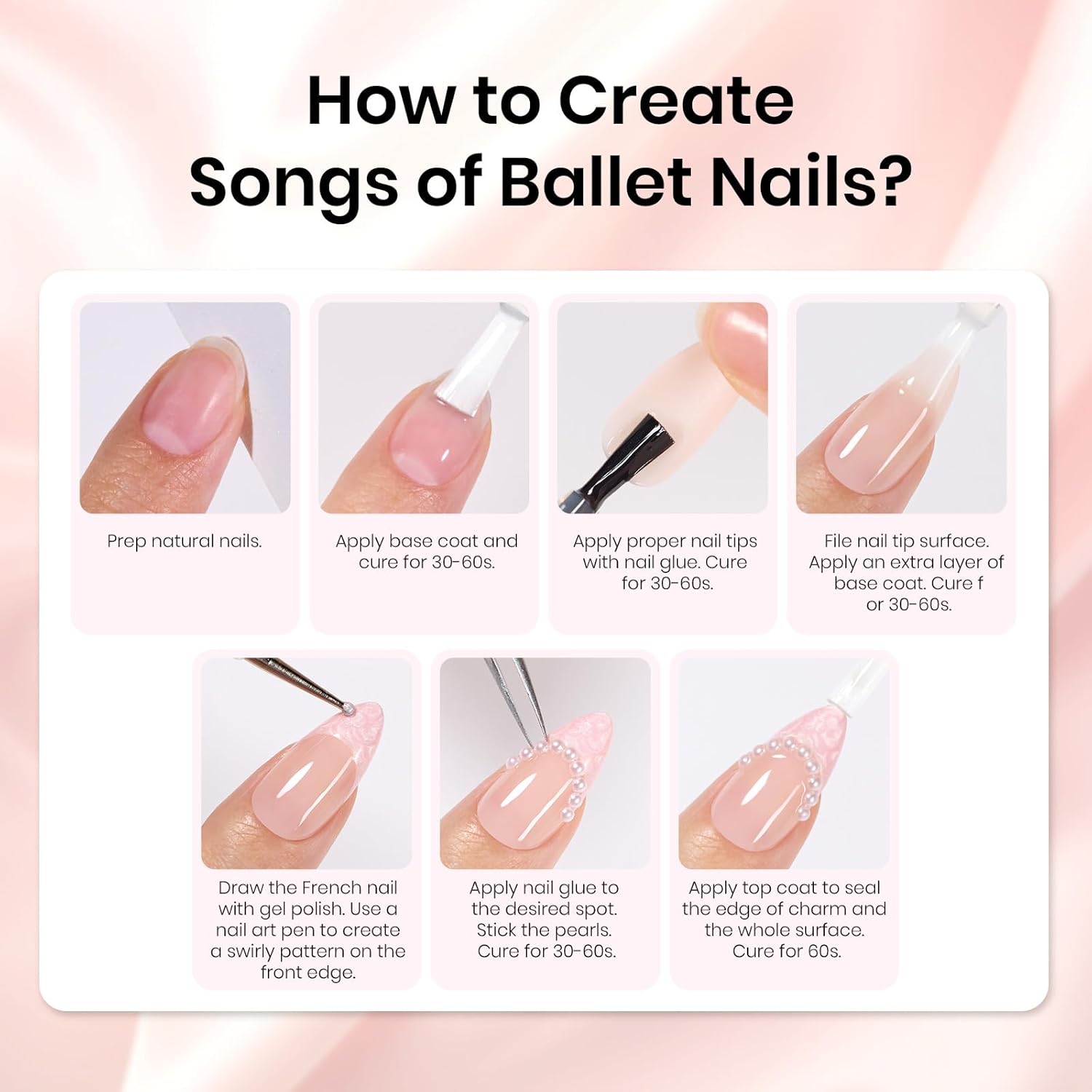 beetles Gel Nail Polish Valentine Gift Set-All in 1 Gel Polish Kit Beetles X DIY nail UV Gel Polish with Top Base Coat,Nail Glue,Nail Tips,Nail Charms-Special Elegant DIY Nail Kit for Women