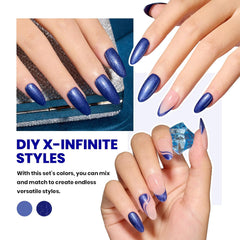 Beetles Christmas Gift Gel Nail Polish Set, Beetles X DIY Nail Brown Glitter Gel Nail Polish with Base&Top Coat for DIY Series Color Trend Set