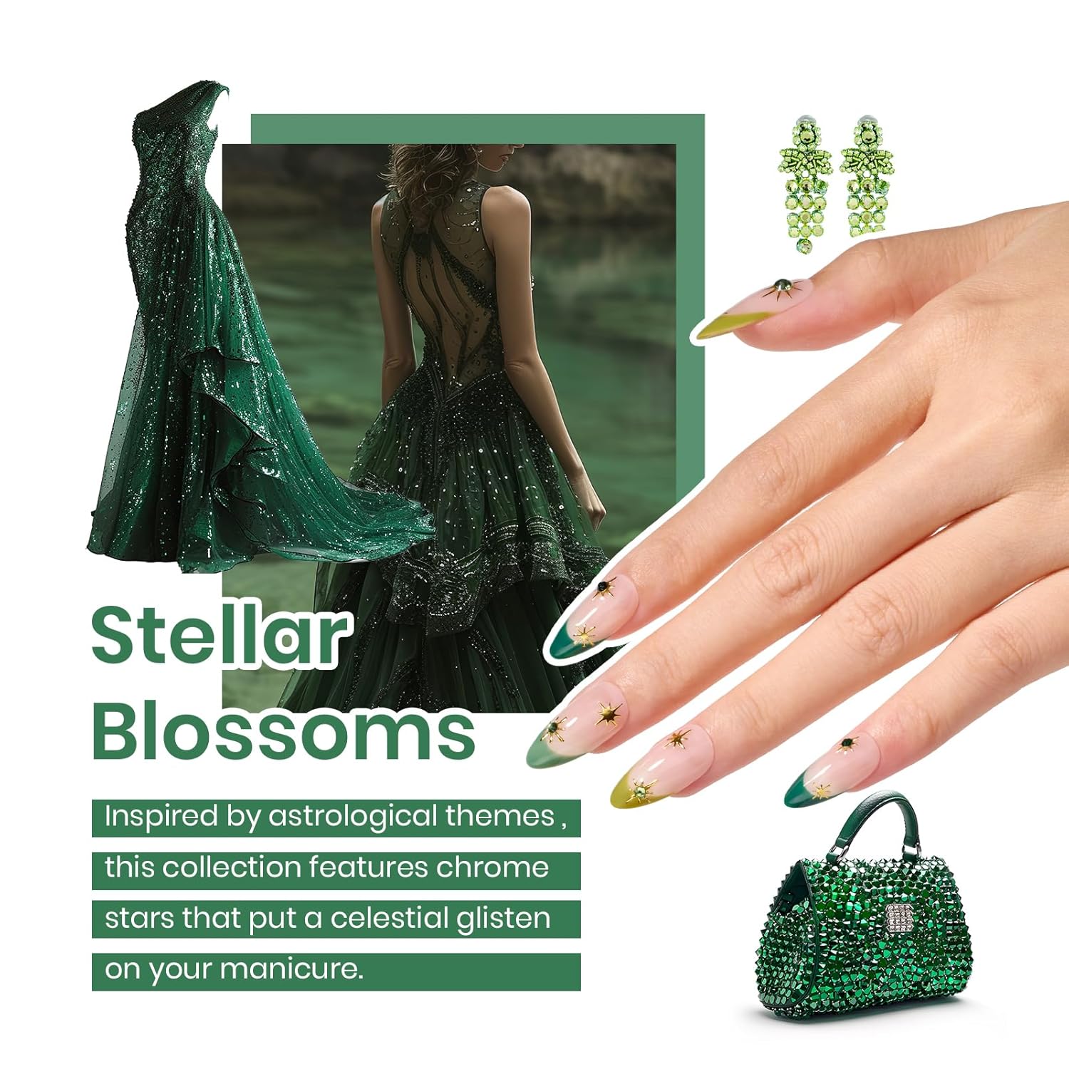 Beetles Christmas Gift Gel Nail Polish Set, Wedding Nail Lace Poem Beetles X DIY Nail Trend Kit with Bow Pearl Lace Transfer Stickers and Manicure Tools Gifts for Women