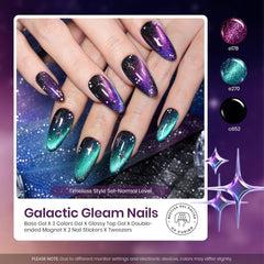 beetles Gel Nail Polish Valentine Gift Set-All in 1 Gel Polish Kit Beetles X DIY nail UV Gel Polish with Top Base Coat,Nail Glue,Nail Tips,Nail Charms-Special Elegant DIY Nail Kit for Women