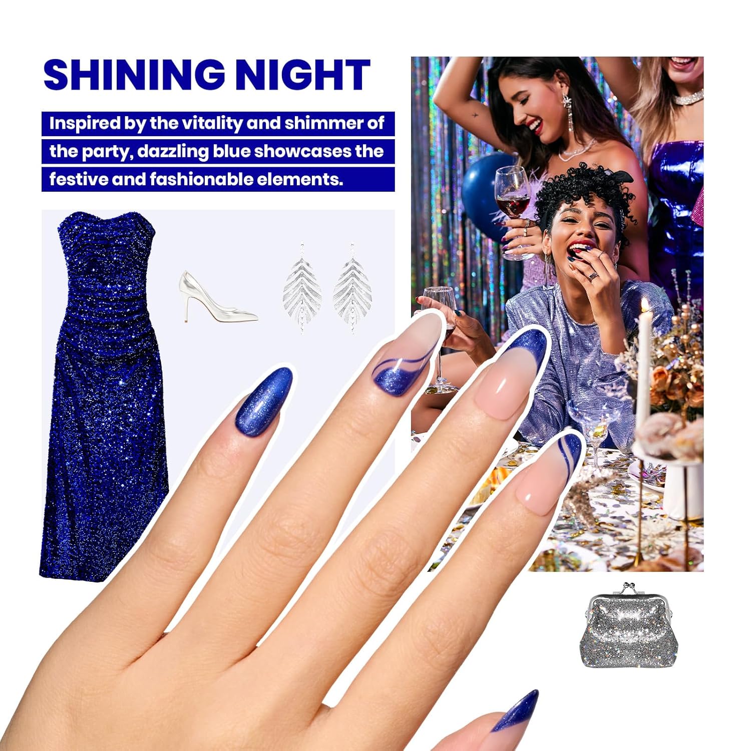 Beetles Christmas Gift Gel Nail Polish Set, Beetles X DIY Nail Brown Glitter Gel Nail Polish with Base&Top Coat for DIY Series Color Trend Set